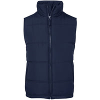 JB's Wear 3ADV Adventure Puffer Vest - Front View | color:Navy/Grey|view:front
