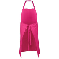JB's Wear 5A Apron With Pocket - Back View | color:Hot Pink|view:back