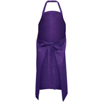 JB's Wear 5A Apron With Pocket - Back View | color:Purple|view:back