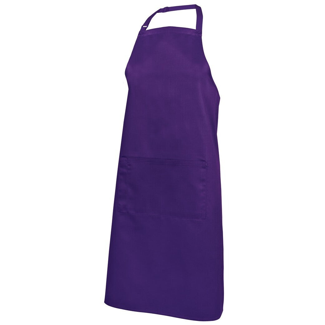 JB's Wear 5A Apron With Pocket - Side View | color:Purple|view:side