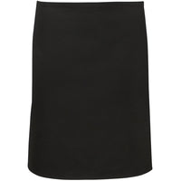 JB's Wear 5PC Apron Without Pocket - Front View | color:Black|view:front