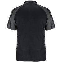 JB's Wear 7APS Arachnid Polo - Back View | color:Black/Gunmetal|view:back