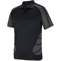 JB's Wear 7APS Arachnid Polo - Side View | color:Black/Gunmetal|view:side