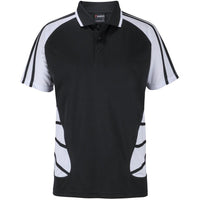 JB's Wear 7APS Arachnid Polo - Front View | color:Black/White|view:front
