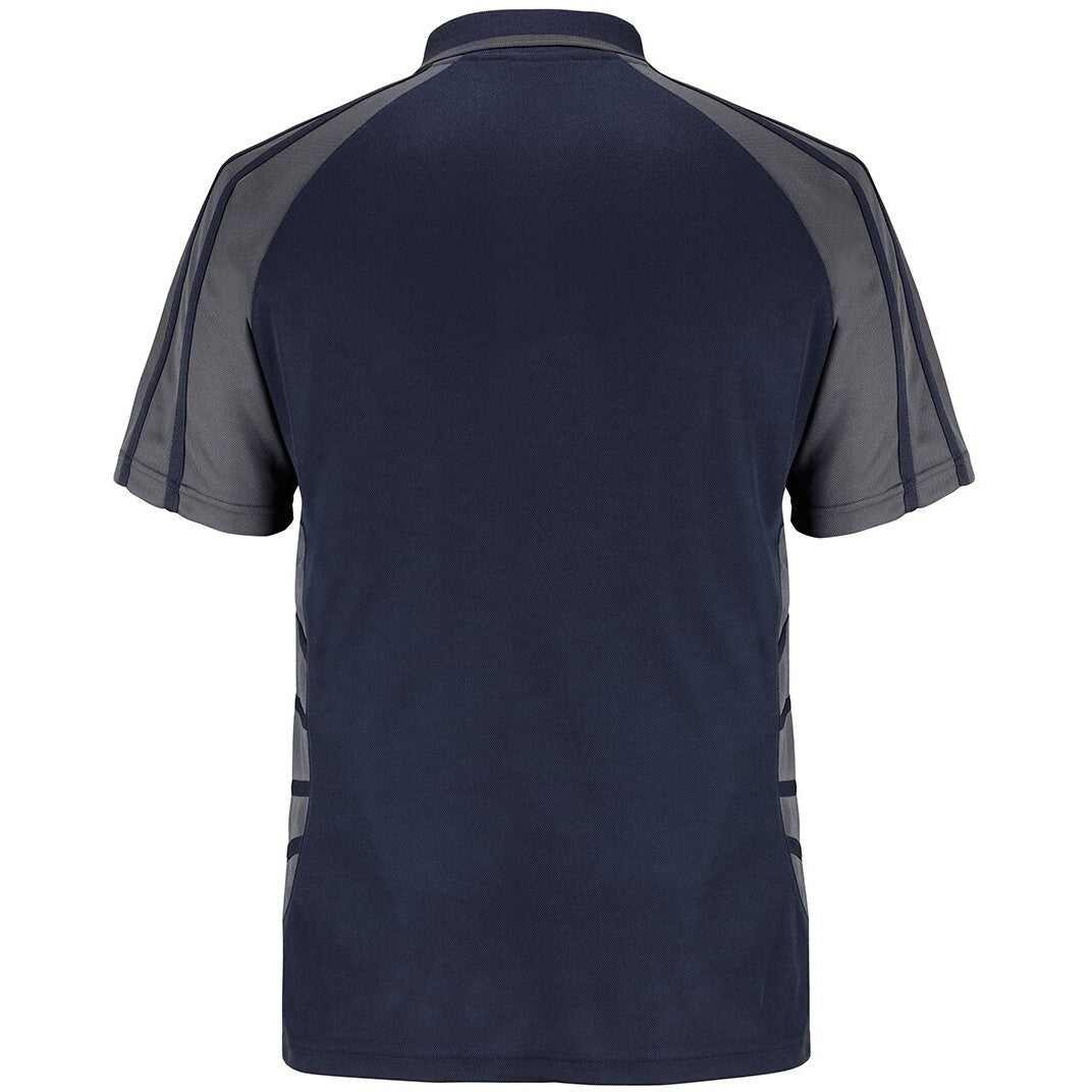 JB's Wear 7APS Arachnid Polo - Back View | color:Navy/Charcoal|view:back