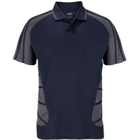 JB's Wear 7APS Arachnid Polo - Front View | color:Navy/Charcoal|view:front
