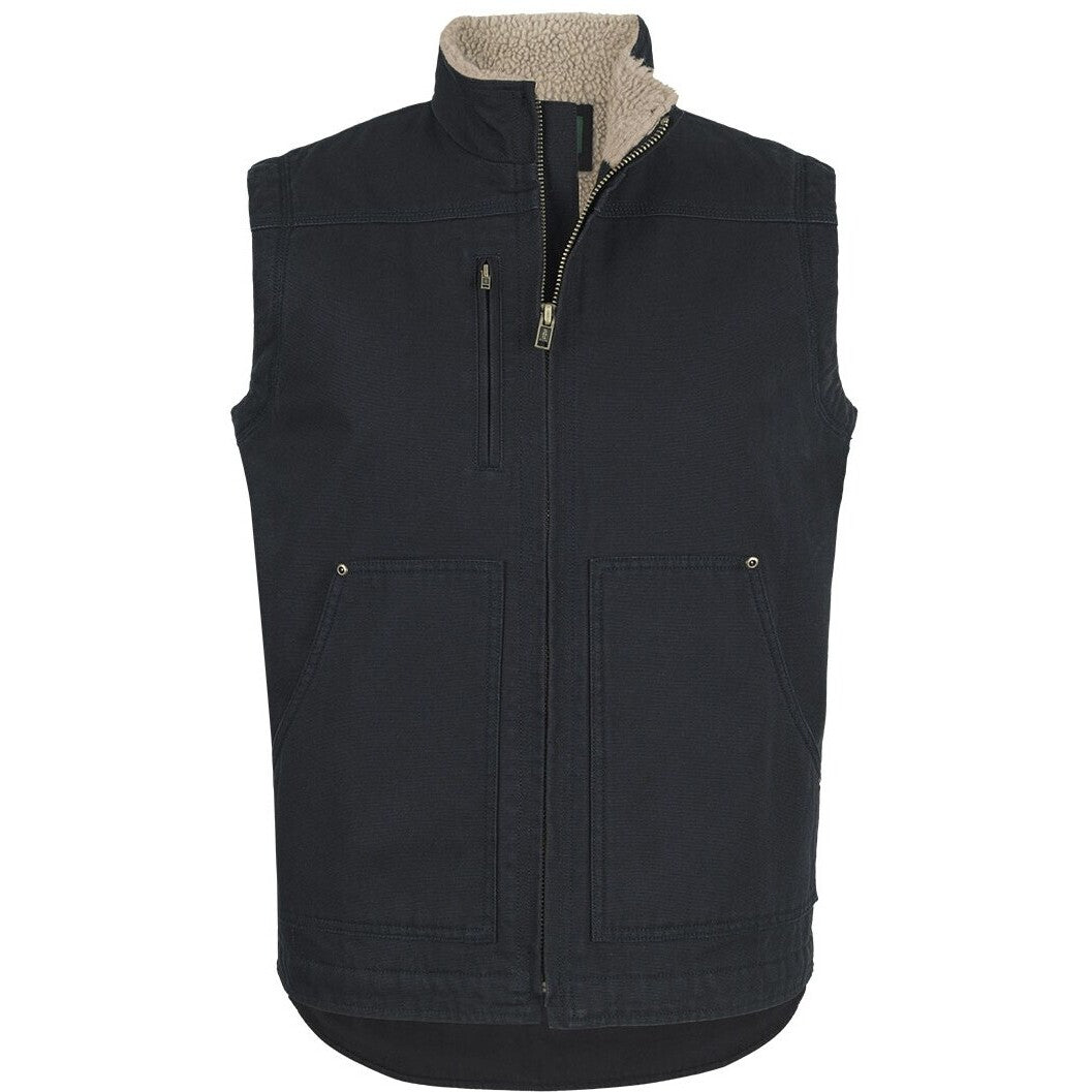 JB's Wear 3BAV Barn Vest - Front View | color:Black|view:front