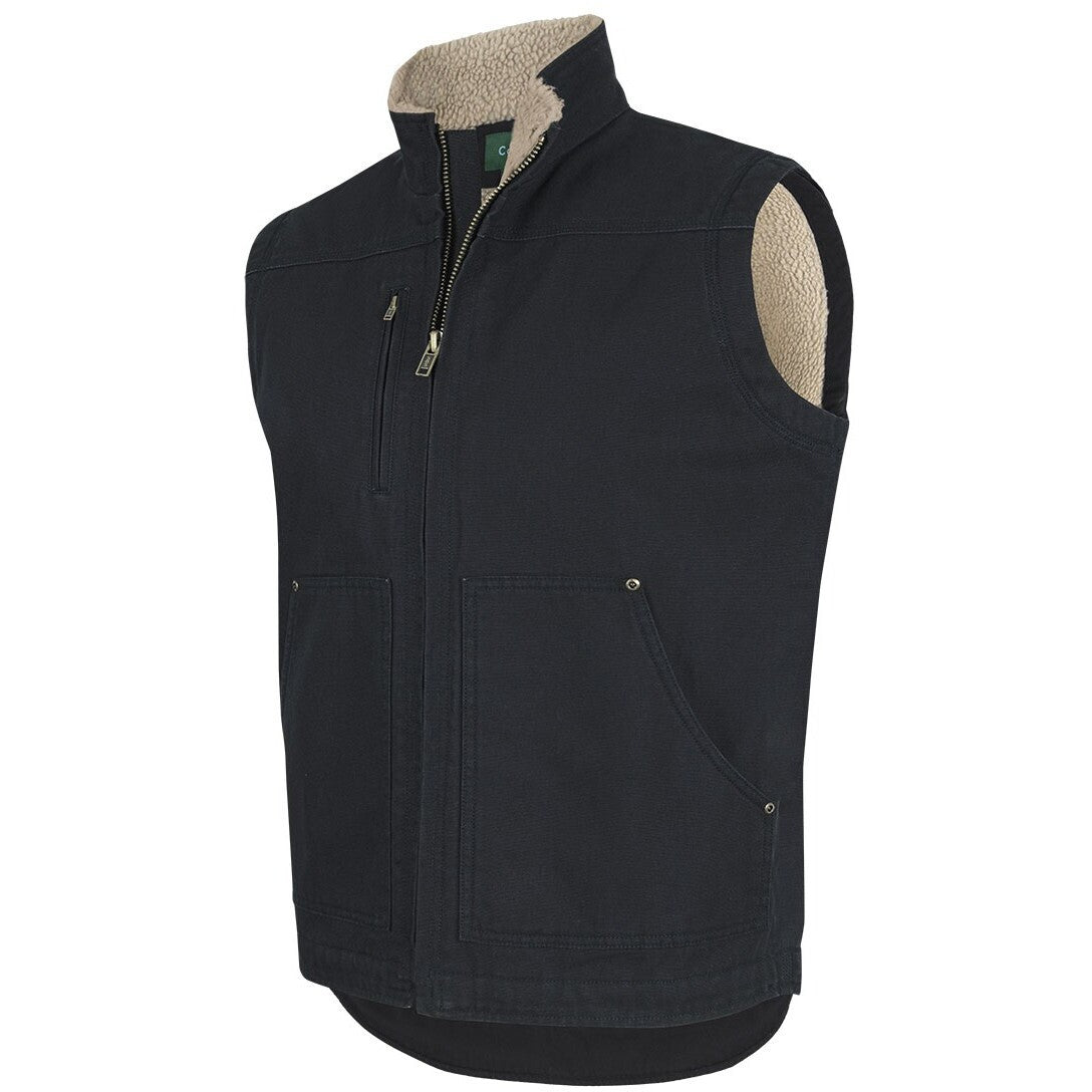 JB's Wear 3BAV Barn Vest - Side View | color:Black|view:side