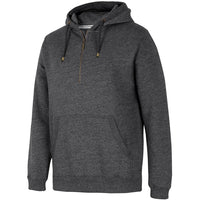 JB's Wear S3FHZ Brass 1/2 Zip Hoodie - Side View | color:Graphite Marle|view:side