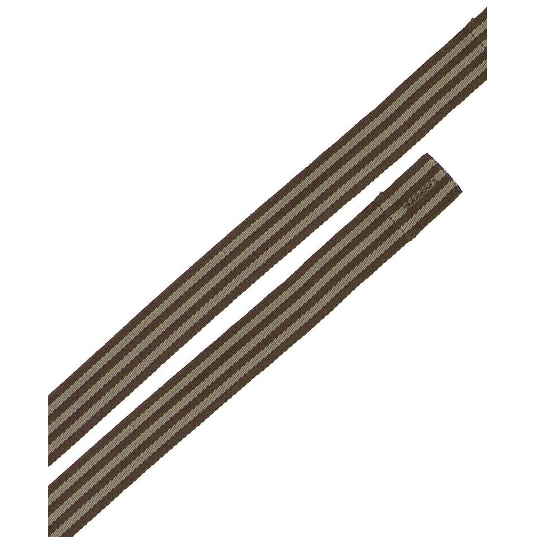 JB's Wear 5ACBY Changeable Yarn Dyed Cross Back Apron Strap - Front View | color:Chocolate/Latte|view:front