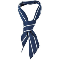 JB's Wear 5FS Chef's Scarf - Side View | color:Navy/White|view:side
