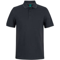 JB's Wear 2CCP Classic Polo - Front View | color:Black/Grey|view:front