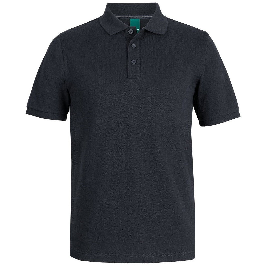 JB's Wear 2CCP Classic Polo - Front View | color:Black|view:front
