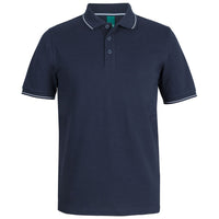 JB's Wear 2CCP Classic Polo - Front View | color:Navy/White|view:front