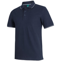 JB's Wear 2CCP Classic Polo - Side View | color:Navy/White|view:side