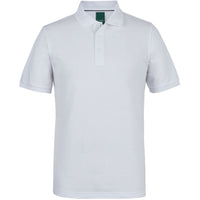 JB's Wear 2CCP Classic Polo - Front View | color:White|view:front