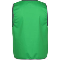 JB's Wear 6HFV Coloured Tricot Vest - Back View | color:Pea Green|view:back