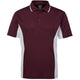 Maroon/White