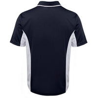 JB's Wear 7PP Contrast Polo - Back View | color:Navy/White|view:back