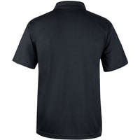 JB's Wear 7COP Cool Polo - Back View | color:Blk/Char/Wht|view:back