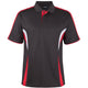 Gunmetal/Red/Wht