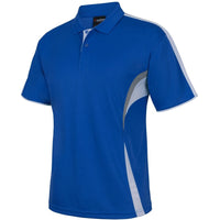 JB's Wear 7COP Cool Polo - Side View | color:Royal/Wht/Grey|view:side