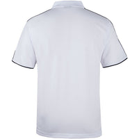 JB's Wear 7COP Cool Polo - Back View | color:White/Navy/Grey|view:back