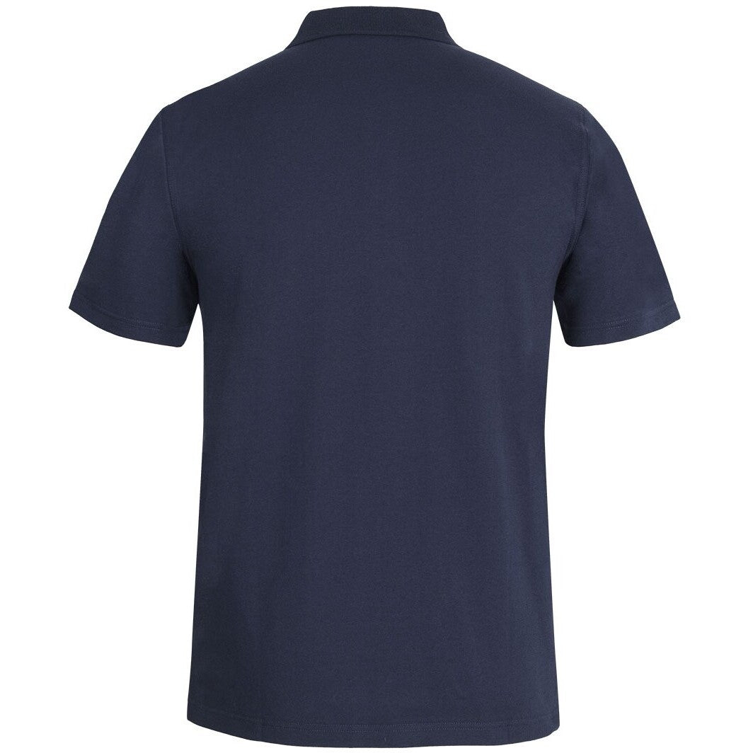 JB's Wear 2STS Cotton S/S Stretch Polo - Back View | color:Navy|view:back