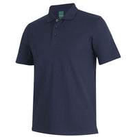JB's Wear 2STS Cotton S/S Stretch Polo - Side View | color:Navy|view:side