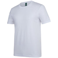 JB's Wear 1STS Cotton S/S Stretch Tee - Side View | color:White|view:side