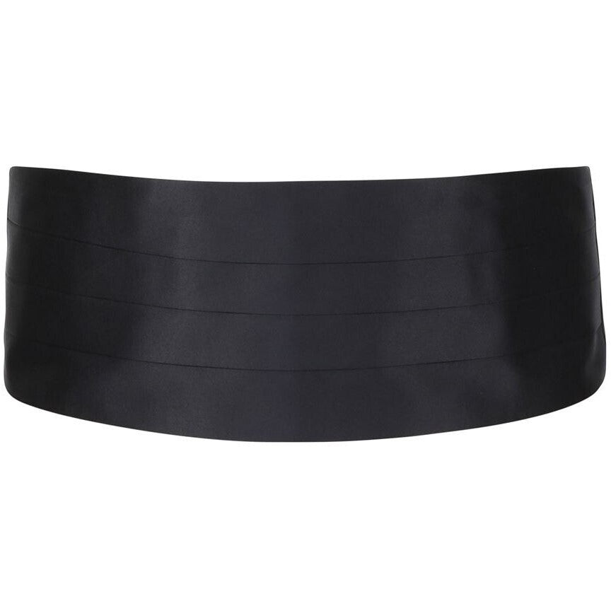 JB's Wear 5WCB Cummerbund - Front View | color:Black|view:front