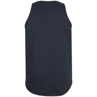 JB's Wear 1SDT Drop Tail Singlet - Back View | color:Navy|view:back