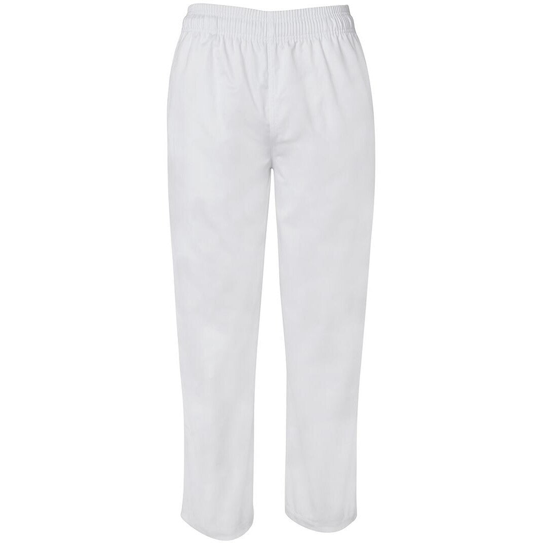 JB's Wear 5CCP Elasticated Pant - Front View | color:White|view:front