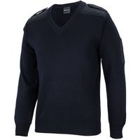 JB's Wear Z6EJ Epaulette Jumper - Side View | color:Dark Navy|view:side