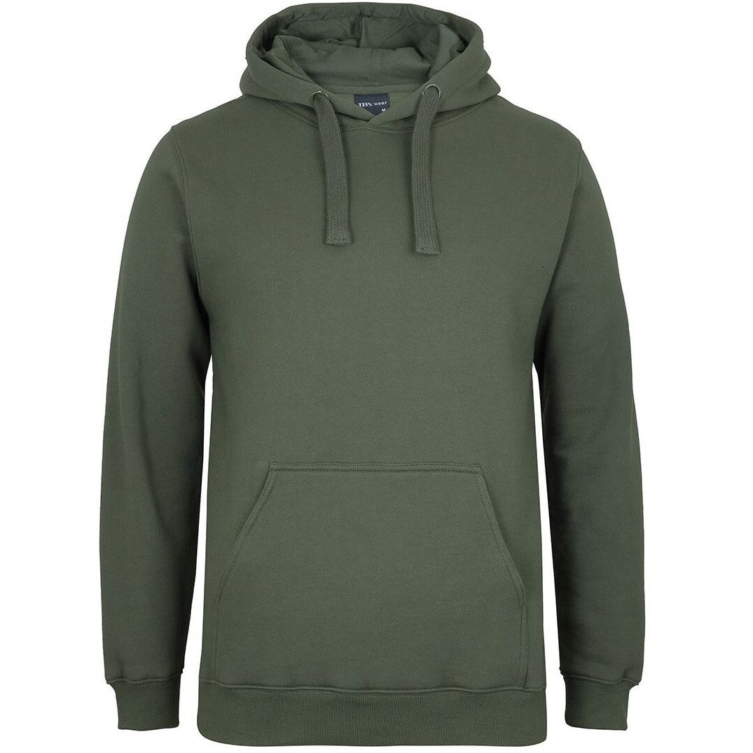 JB's Wear 3FH Fleecy Hoodie - Front View | color:Army|view:front