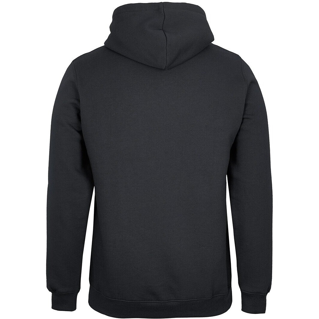 JB's Wear 3FH Fleecy Hoodie - Back View | color:Black Marle|view:back