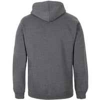 JB's Wear 3FH Fleecy Hoodie - Back View | color:Charcoal Marle|view:back