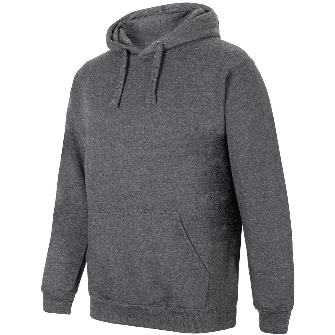 JB's Wear 3FH Fleecy Hoodie - Side View | color:Charcoal Marle|view:side