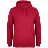 JB's Wear 3FH Fleecy Hoodie - Front View | color:Red|view:front