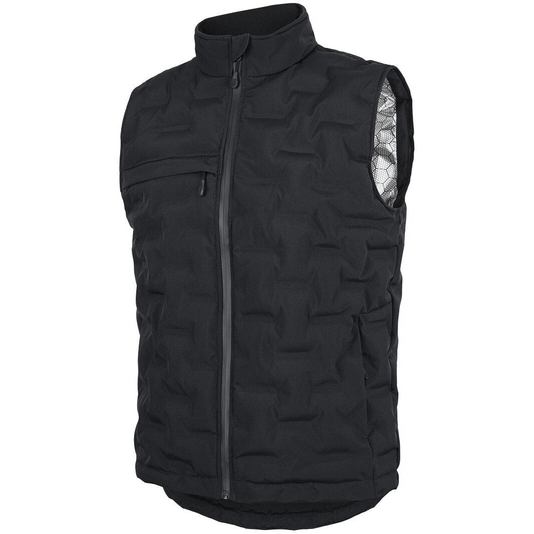 JB's Wear 3AGV Graphene Puffer Vest - Side View | color:Black|view:side