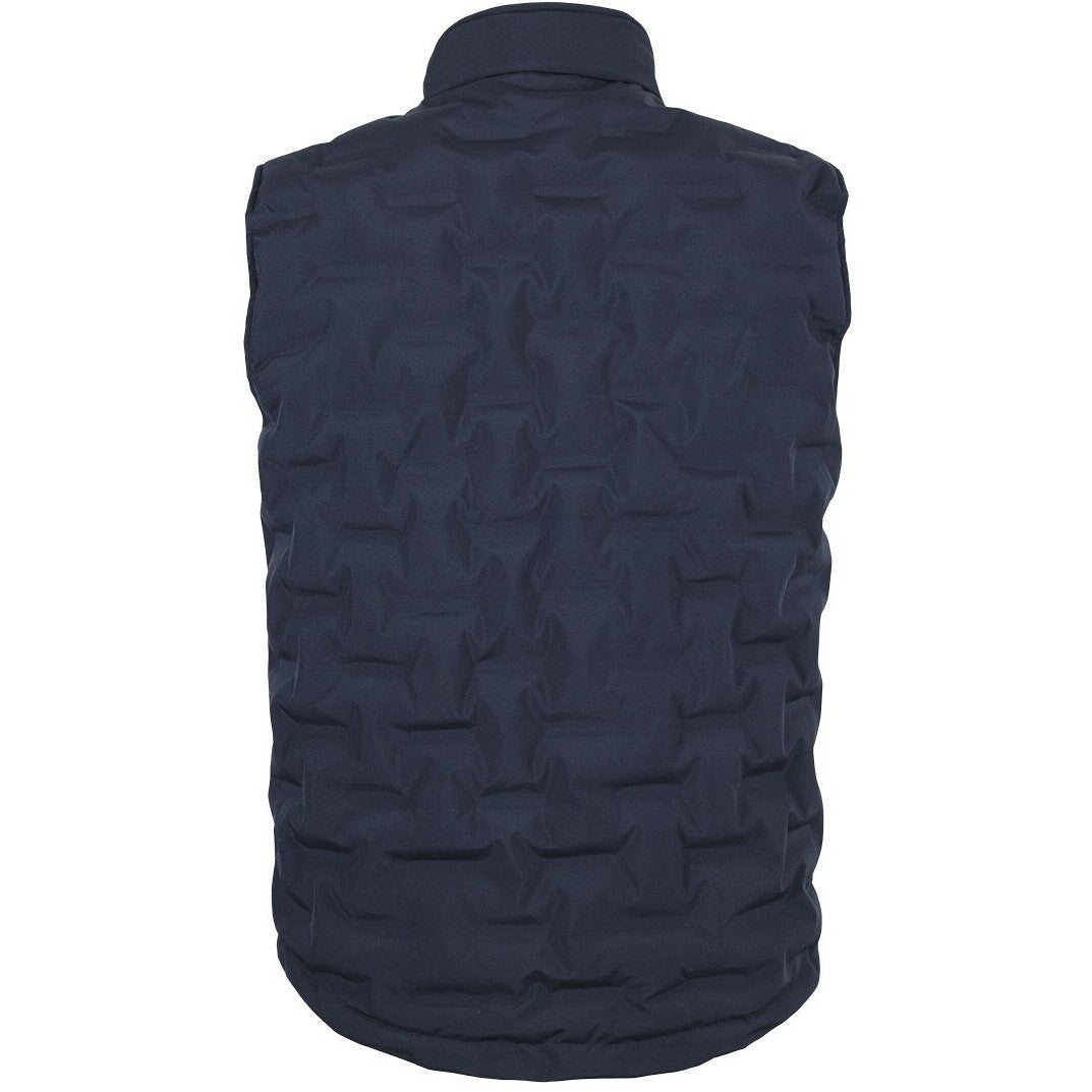 JB's Wear 3AGV Graphene Puffer Vest - Back View | color:Navy|view:back