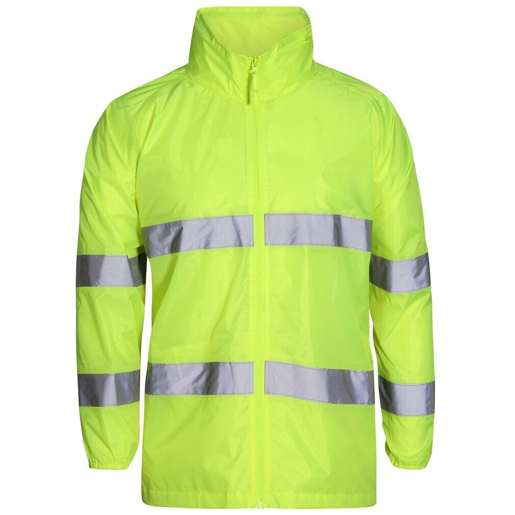 JB's Wear 6DRJ Hi Vis (D+N) Bio-Motion Jacket - Front View | color:Lime|view:front
