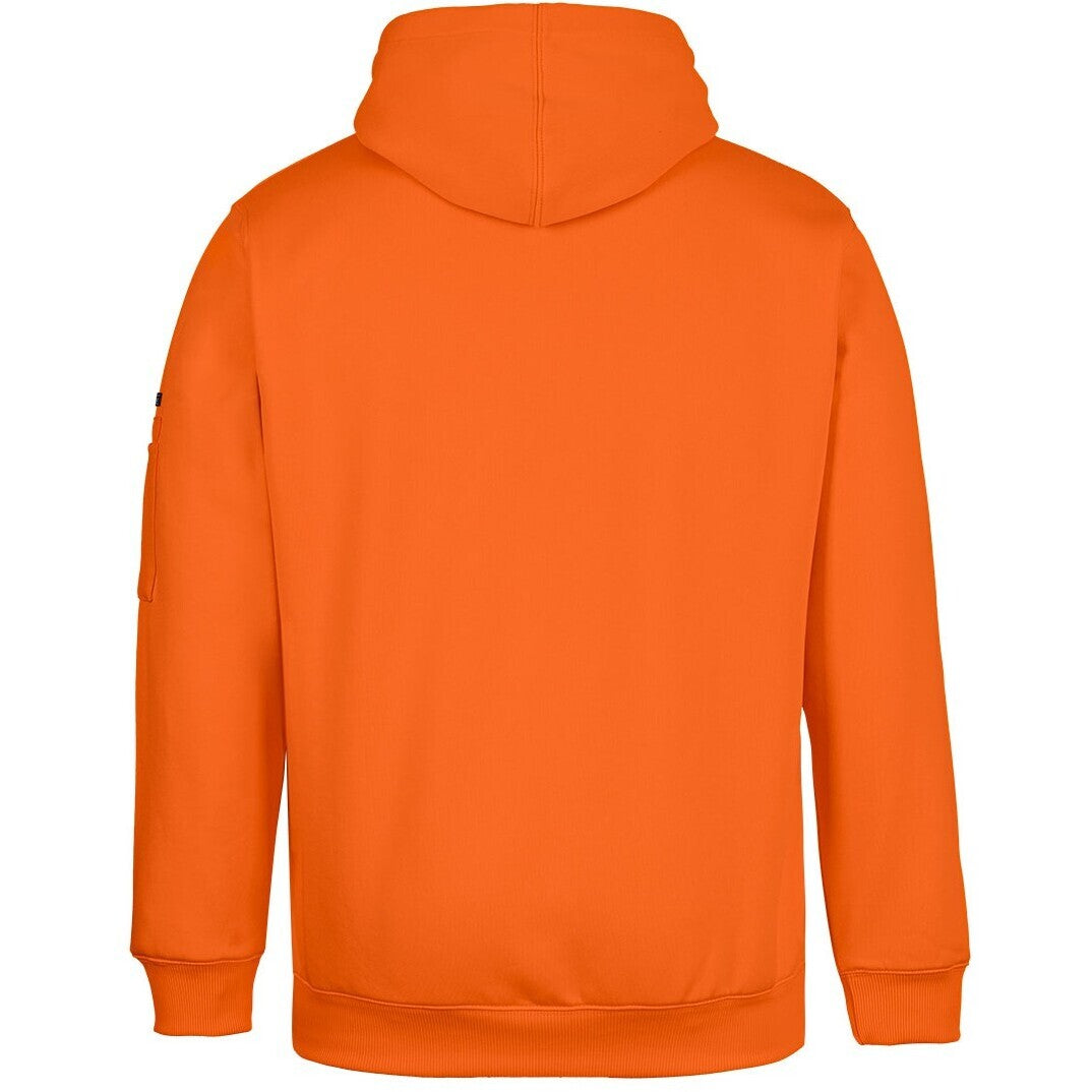 JB's Wear 6HVPH Hi Vis Pull Over Hoodie - Back View | color:Orange|view:back