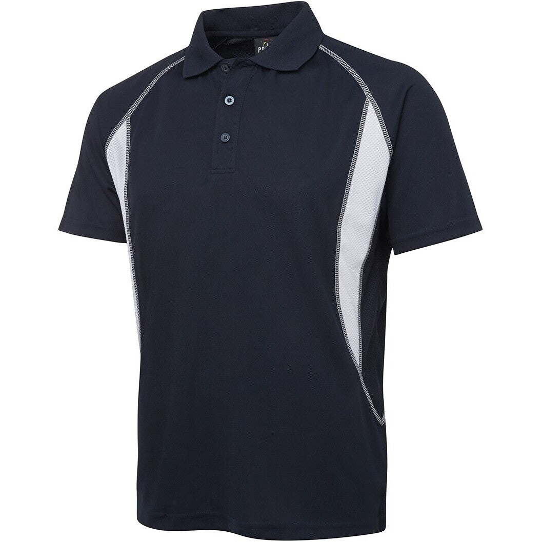 JB's Wear 7IP Insert Polo - Side View | color:Navy/White|view:side