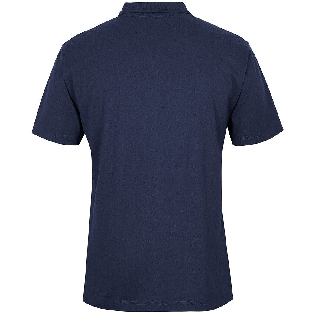 JB's Wear 2CJ Jersey Polo - Back View | color:French Navy|view:back