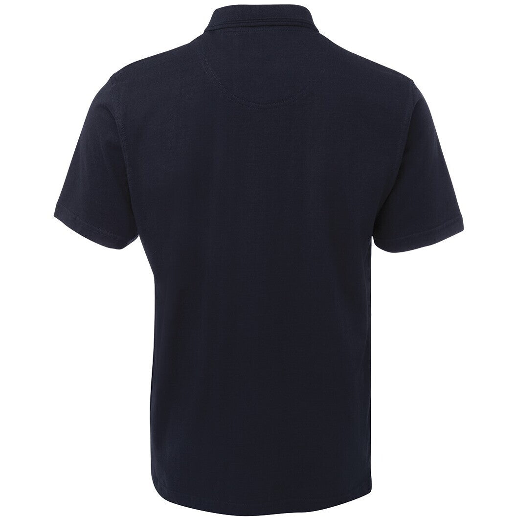 JB's Wear 2CJ Jersey Polo - Back View | color:Navy|view:back