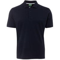 JB's Wear 2CJ Jersey Polo - Front View | color:Navy|view:front