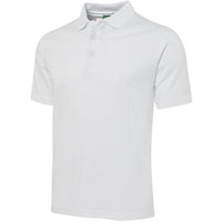 JB's Wear 2CJ Jersey Polo - Side View | color:White|view:side