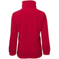 JB's Wear 3KP Kids 1/2 Zip Polar - Back View | color:Dk Red|view:back