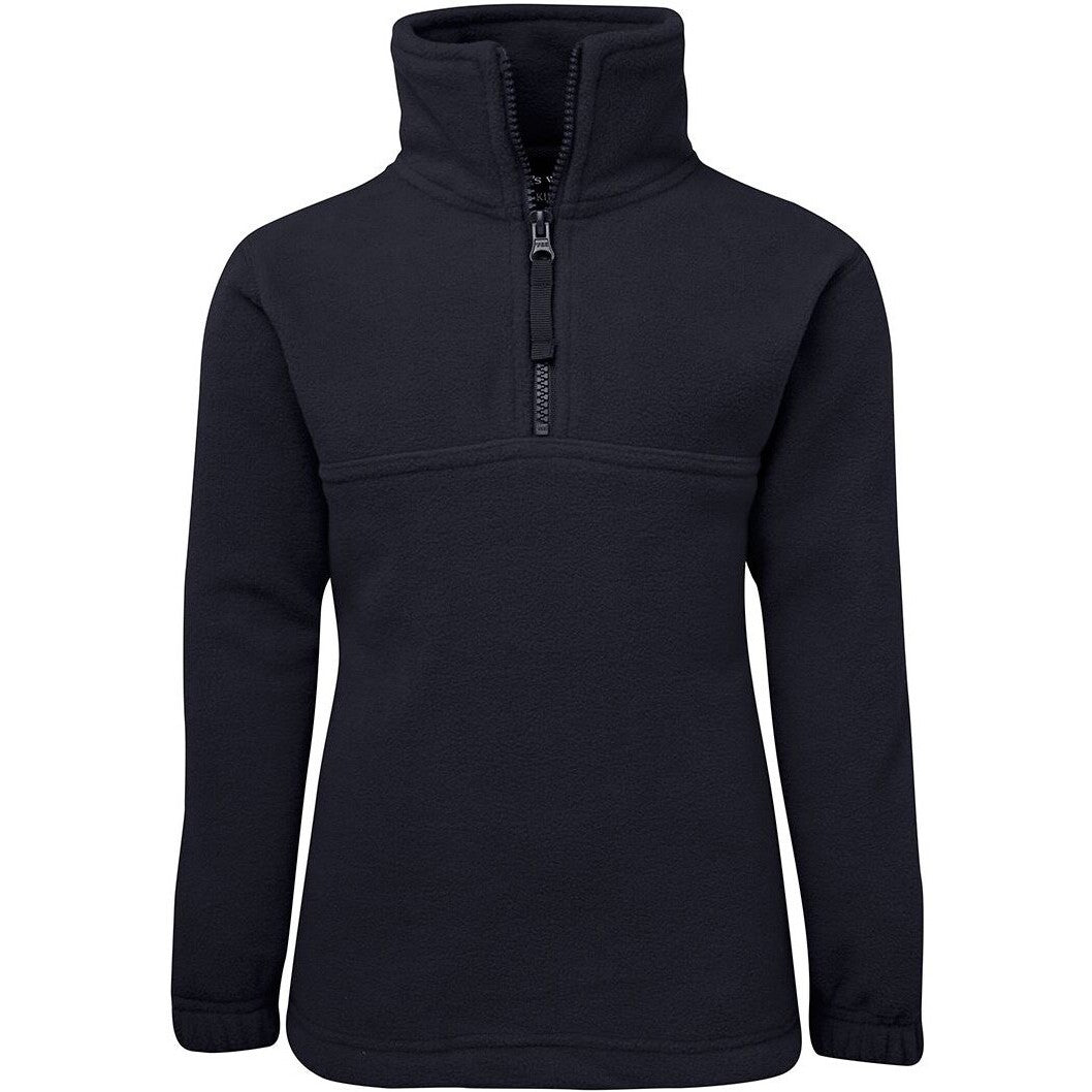 JB's Wear 3KP Kids 1/2 Zip Polar - Front View | color:Navy|view:front